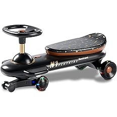 N1 Wiggle Car for Kids-Swing Car, Ride-on Toy with LED Flashing Wheels No Batteries, Uses Twist,T... | Amazon (US)