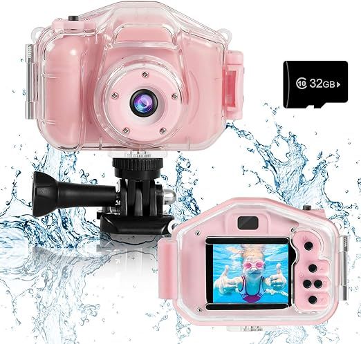 Agoigo Kids Waterproof Camera Toys for 3-12 Year Old Boys Girls Christmas Birthday Gifts Children... | Amazon (US)