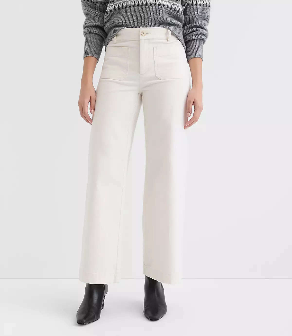 Palmer Wide Leg Pants in Stretch Velvet | LOFT