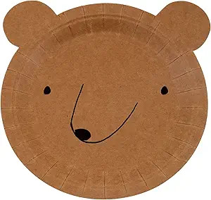 Meri Meri Bear Small Plates (Pack of 12) | Amazon (US)