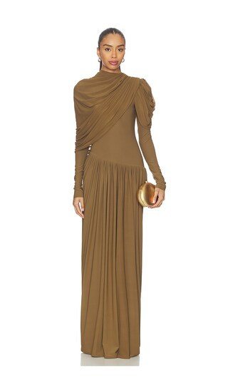 Deme by Gabriella Dress in Brown. - size M | Revolve Clothing (Global)