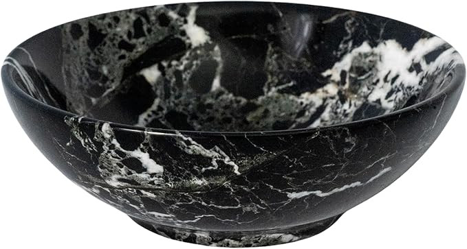 Small Marble Bowl, Coffee Table Centerpiece, or Office Accent – Unique Decorative Piece, Ideal ... | Amazon (US)