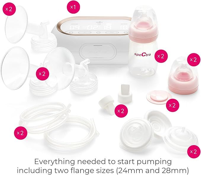 Spectra - Synergy Gold Portable - Dual Adjustable Electric Breast Pump - Breastfeeding Essential | Amazon (US)