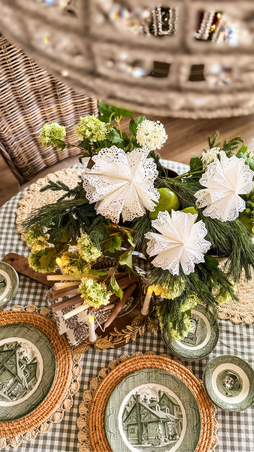 DIY paper doilie snowflakes! 

#LTKSeasonal #LTKmomlife #LTKHoliday