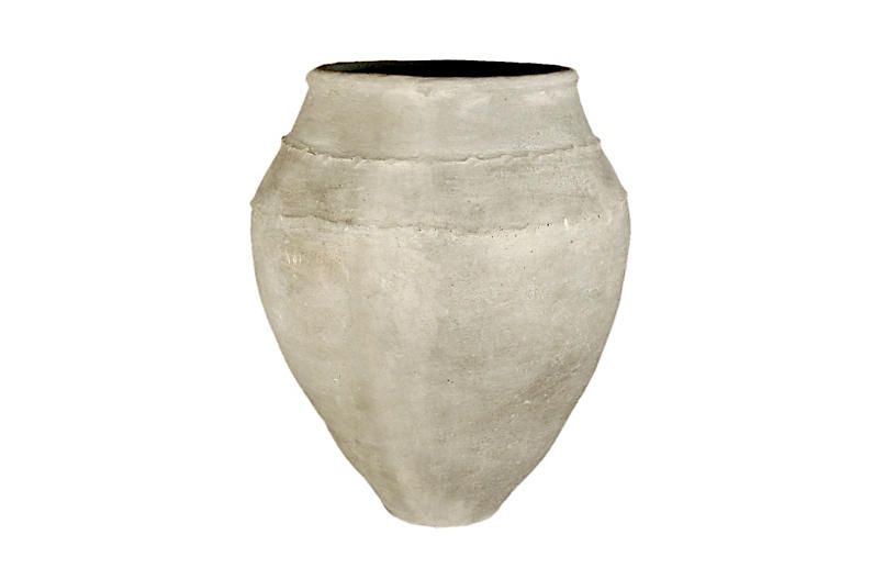 39" Sicilian Oil Jar, Gray | One Kings Lane