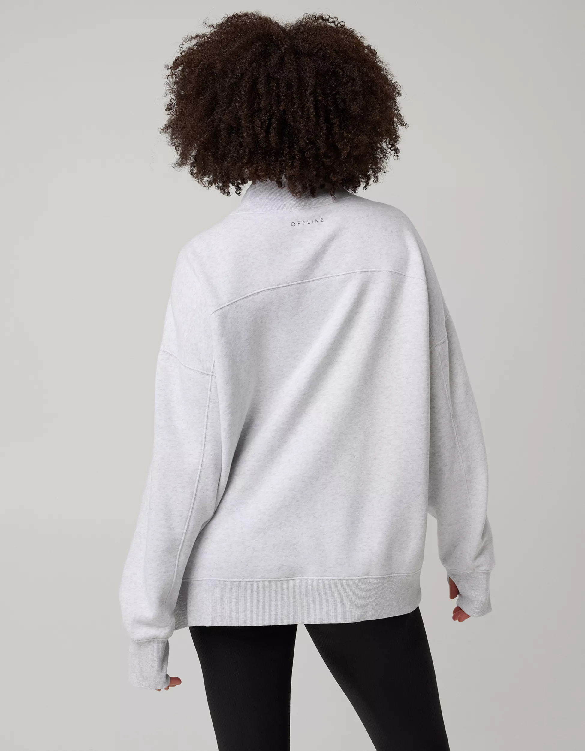 OFFLINE By Aerie Cloud Fleece Oversized Mockneck Sweatshirt | American Eagle Outfitters (US & CA)