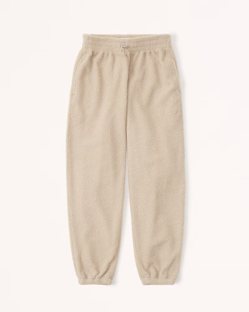 Women's Sherpa Sunday Sweatpants | Women's Bottoms | Abercrombie.com | Abercrombie & Fitch (US)