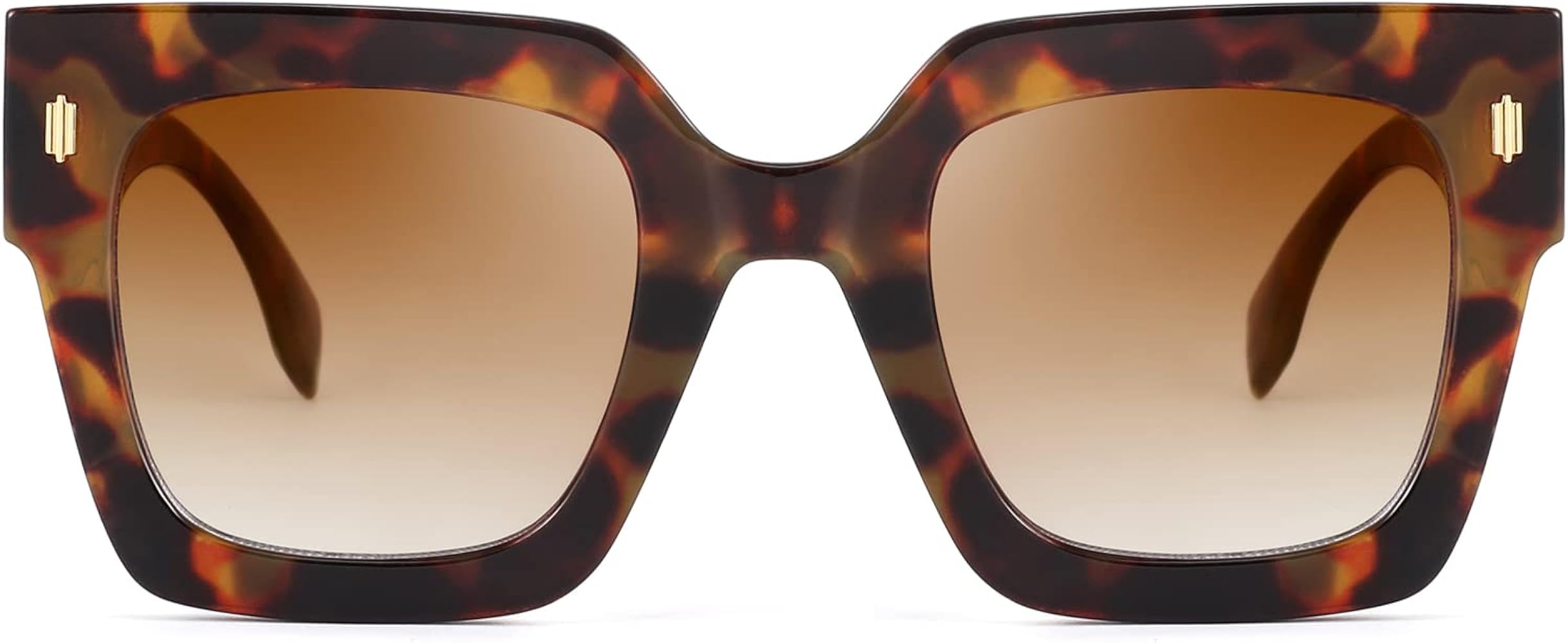 YuJian Vintage Oversized Square Sunglasses for Women, Retro Womens Sunglasses UV400 Trendy Luxury... | Amazon (US)