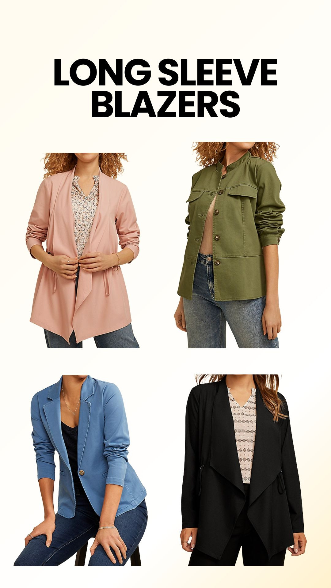 A good blazer can pull a whole outfit together. Maruices has a few long-sleeve blazers on sale this weekend that work great for a work outfit, church, or hanging out with the girls.
#workwear #datenightoutift #businesscasualworkwear 

 #LTKOver40 #LTKSaleAlert #LTKTall