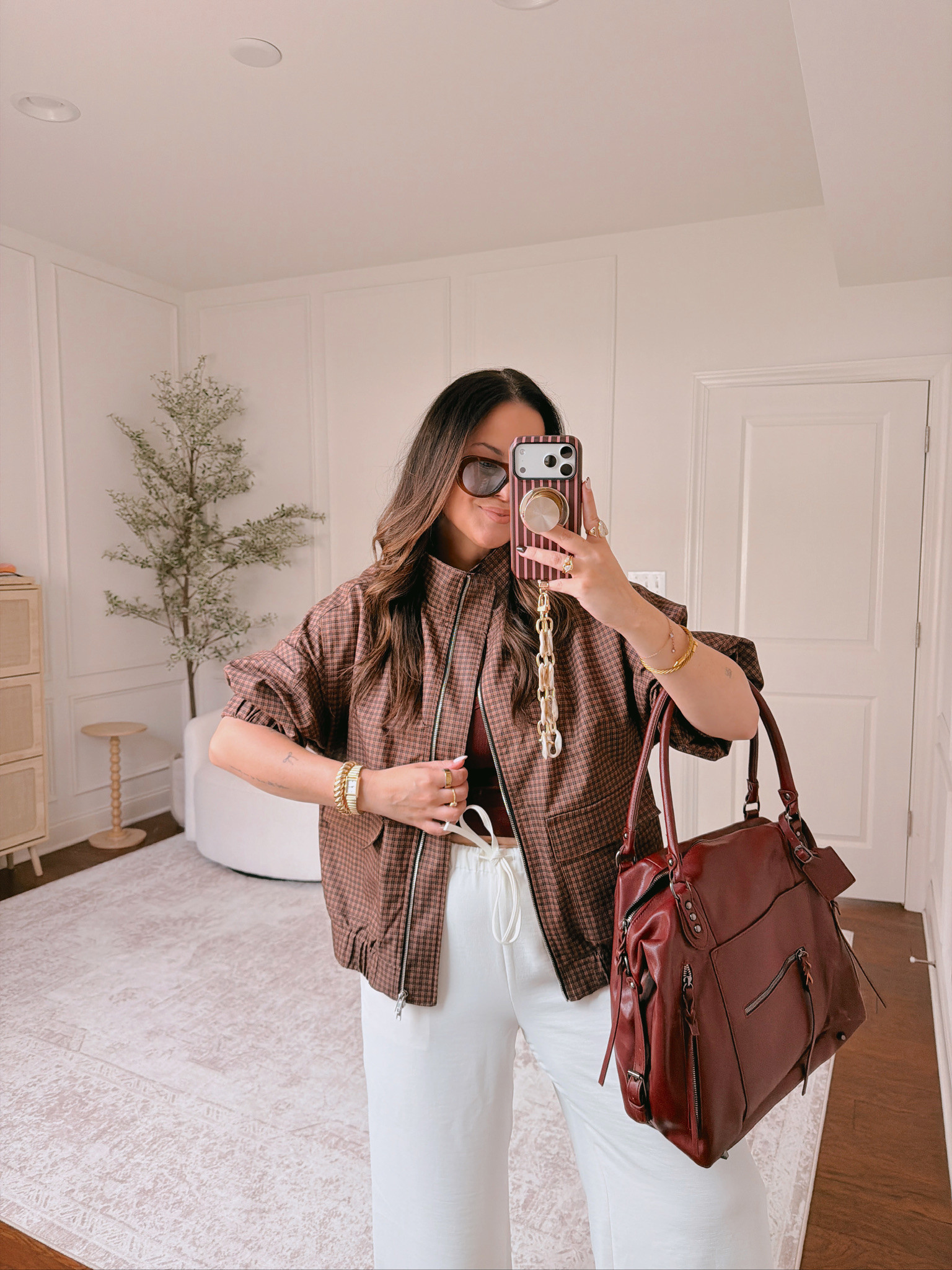 wearing a L in the top, XL in the jacket and pants

#LTKMidsize #LTKSeasonal