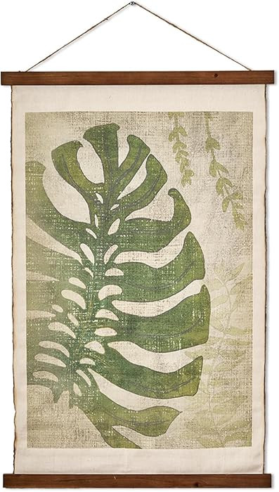 American Art Decor Leaf Wall Scroll Tapestry with Rope | Amazon (US)
