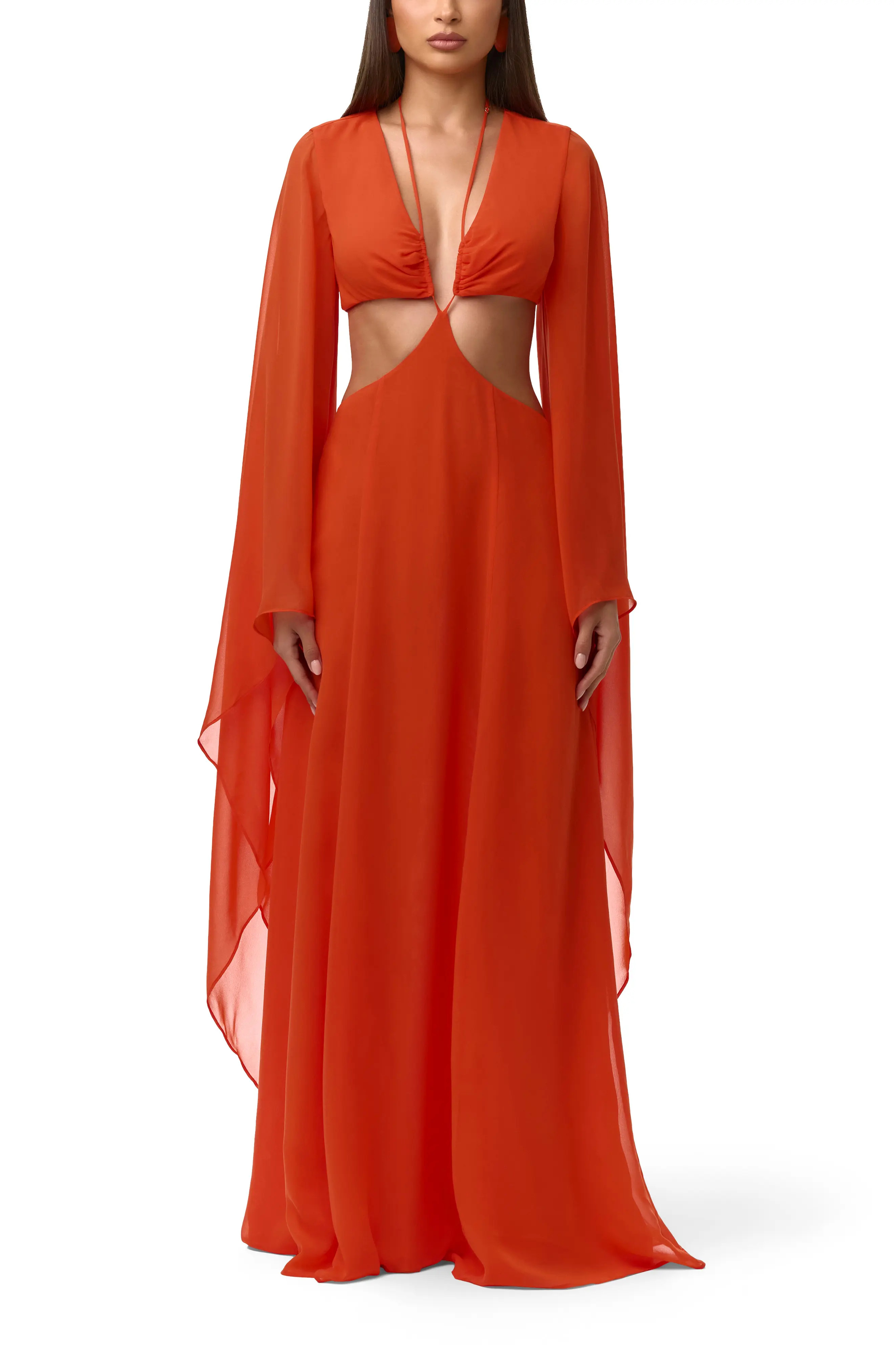 Naked Wardrobe Cutout Maxi Dress (Women) | Nordstrom | Nordstrom
