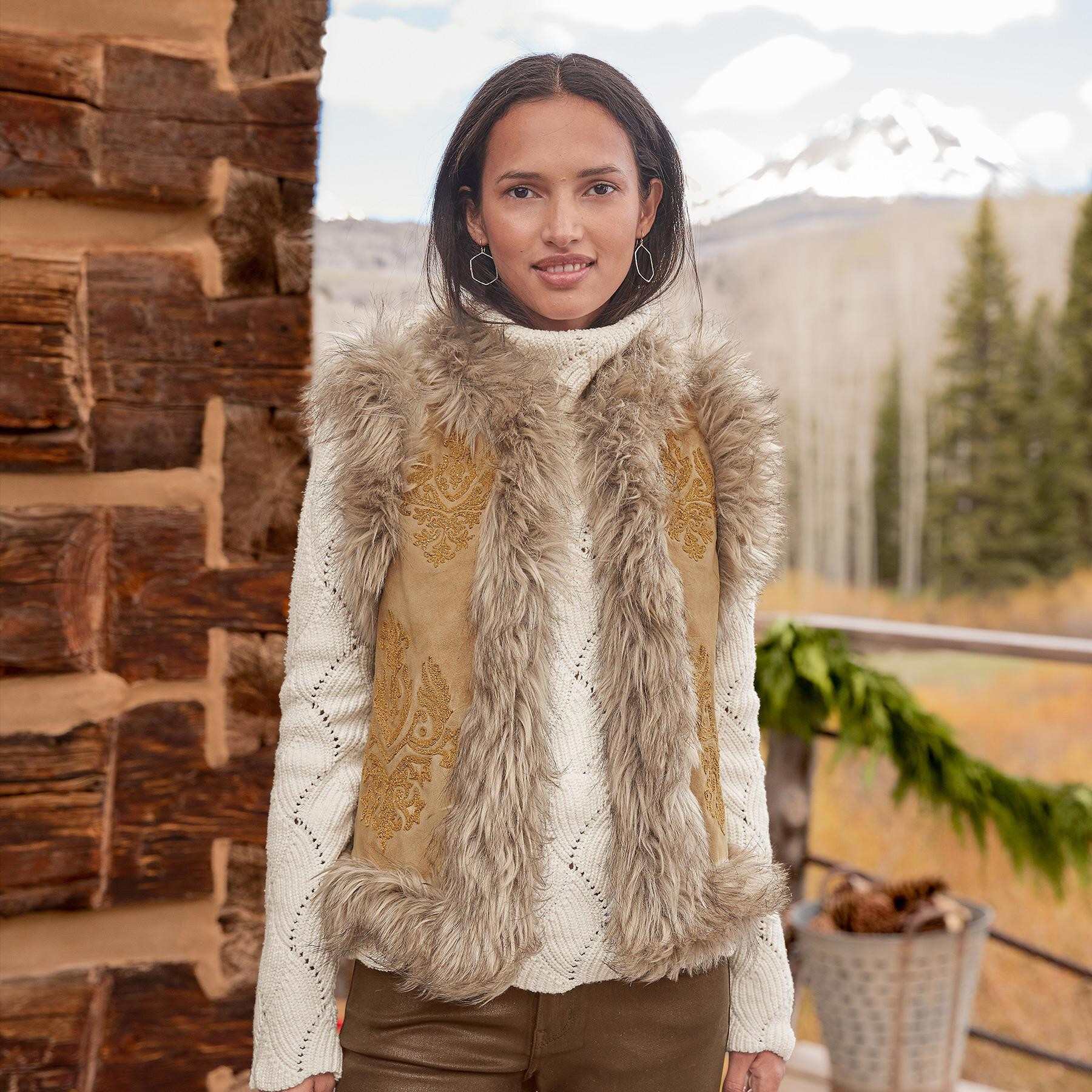 lotus blossom vest | Sundance Catalog