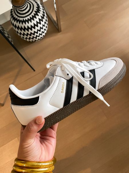 My current sneaker obsession : OG Sambas! I usually wear a 6.5 or 7 and went with a 6.5. 

Summer / shoes / summer outfit / travel / bangles / adidas 

#LTKActive #LTKShoeCrush #LTKTravel