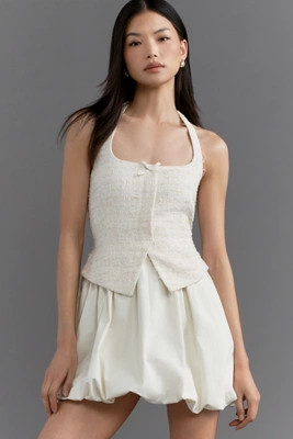 ASTR The Label Giavanna Halter Twofer Mini Dress | Anthropologie (US)
