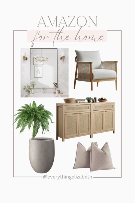 Amazon finds I’m currently loving for the home! The mirror is going in our basement bathroom! I want the sideboard for our dining room!

Amazon home, Amazon decor, home decor, Amazon furniture, black mirror, rectangle mirror, accent chair, neutral chair, faux fern, faux plant, cement planter, throw pillow, buffet, rattan, cabinet  

#LTKsalealert #LTKhome #LTKstyletip