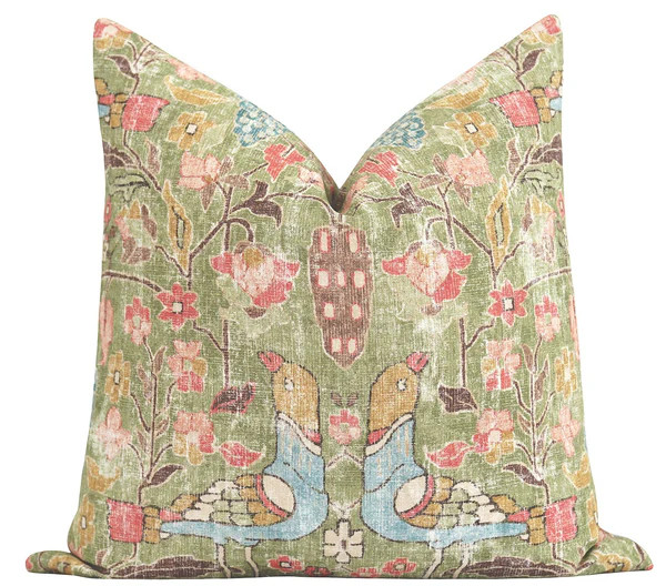 Turkish Modoc Celery Pillow | Land of Pillows