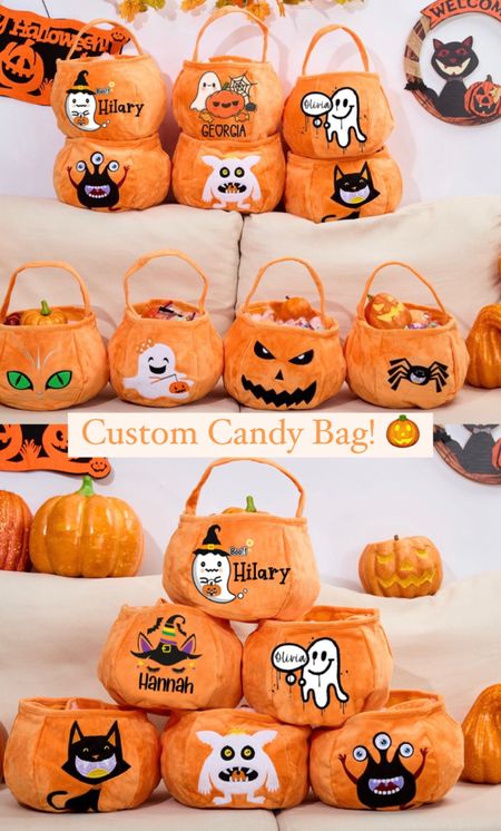 Custom Halloween candy bag!🎃 
Love how ours turned out!

#LTKHalloween #LTKSeasonal #LTKfindsunder50