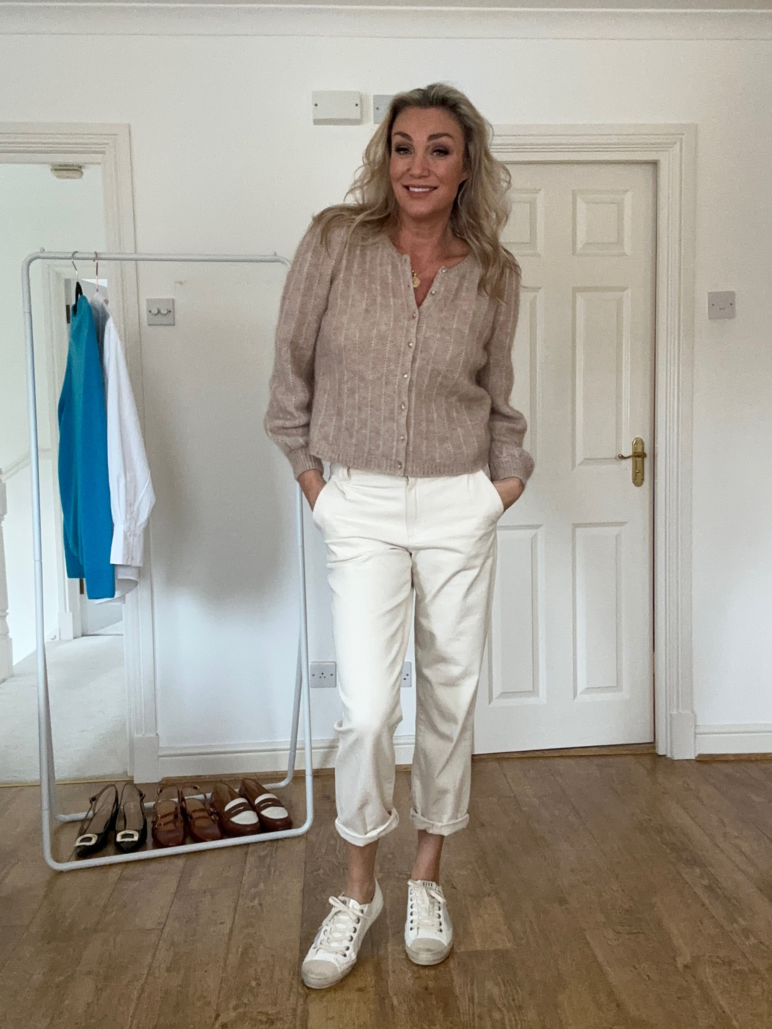 Classy casual in Sezane and Golden Goose🩵💙🤍

#LTKstyletip #LTKeurope #LTKover40