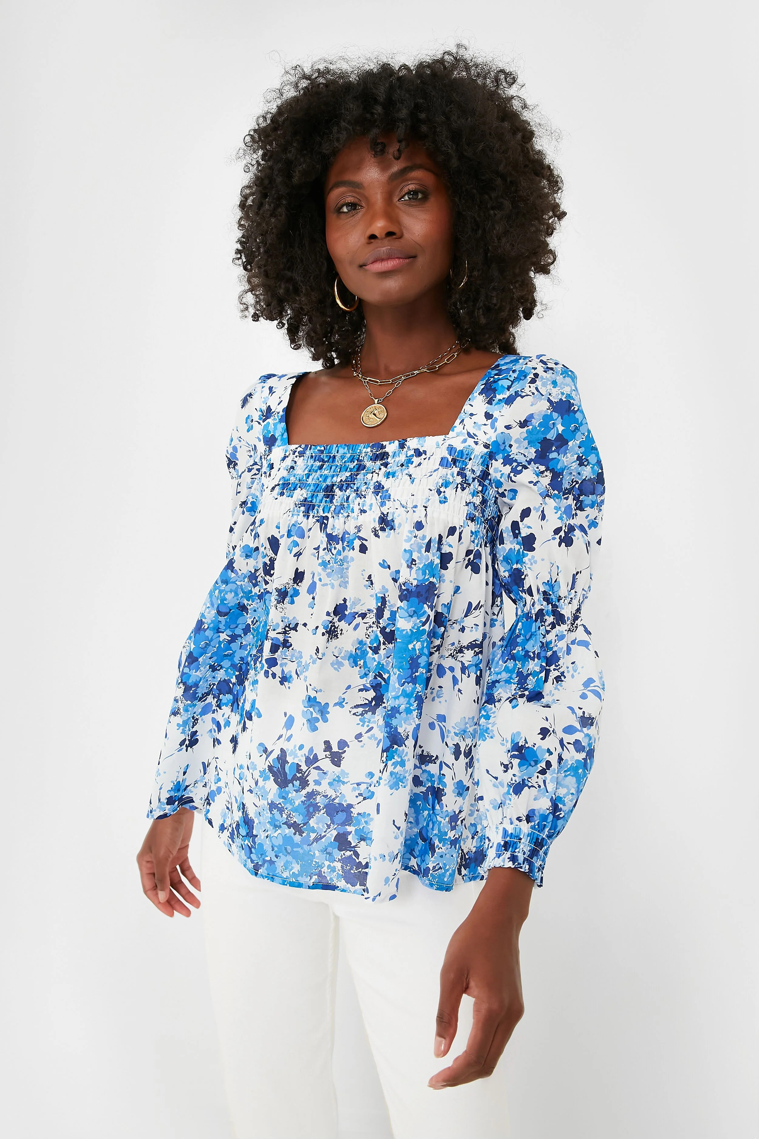 Bluebell Meadows Tilly Blouse | Tuckernuck (US)