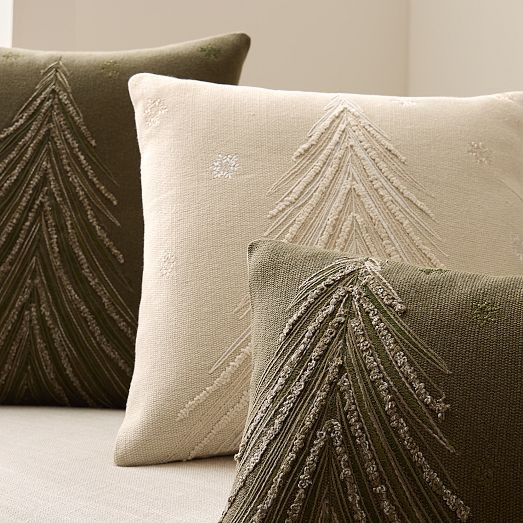 Wispy Tree Pillow Cover | West Elm (US)