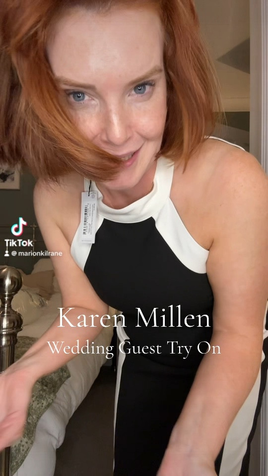 A lil try on for an upcoming wedding. I loved all of these. I wanted to keep them all. Karen Millen is always my go to shop for wedding wear. I'm a curvy girl and I find that their clothes are made from heavier fabrics, and as us bigger busted girls know, support us a must. 🙌 

#LTKireland #LTKmidsize #LTKwedding
