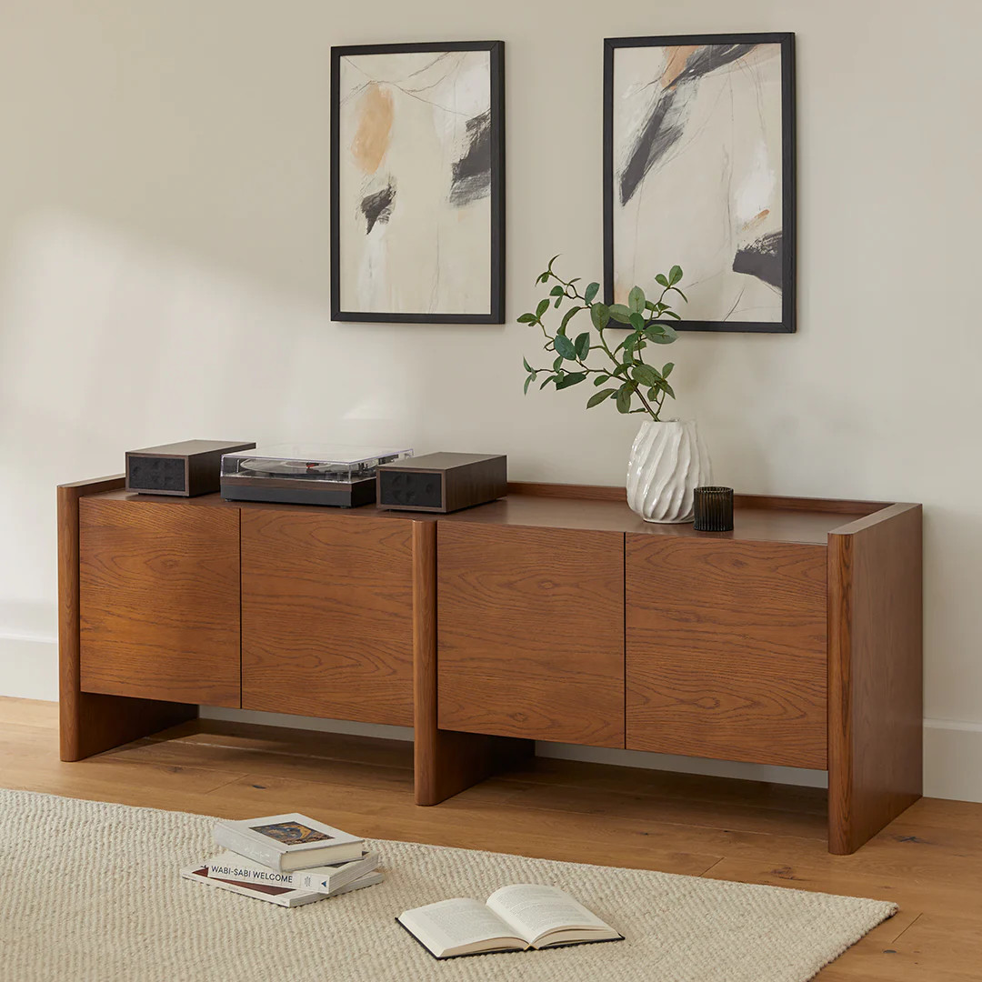 Torme 72" Media Unit - Smoked Oak | Article