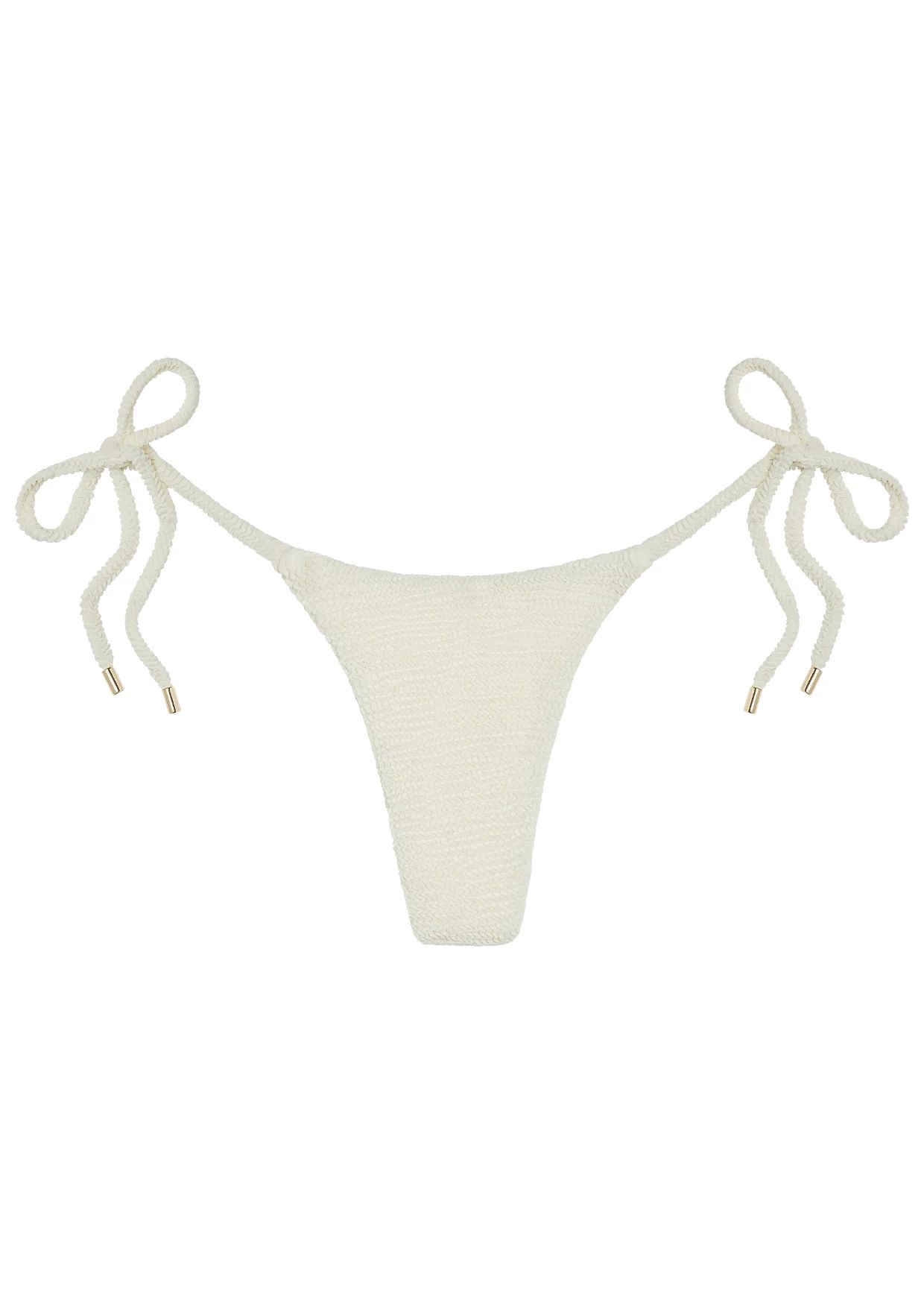 Palma Bottom - Ivory Crinkle | Monday Swimwear