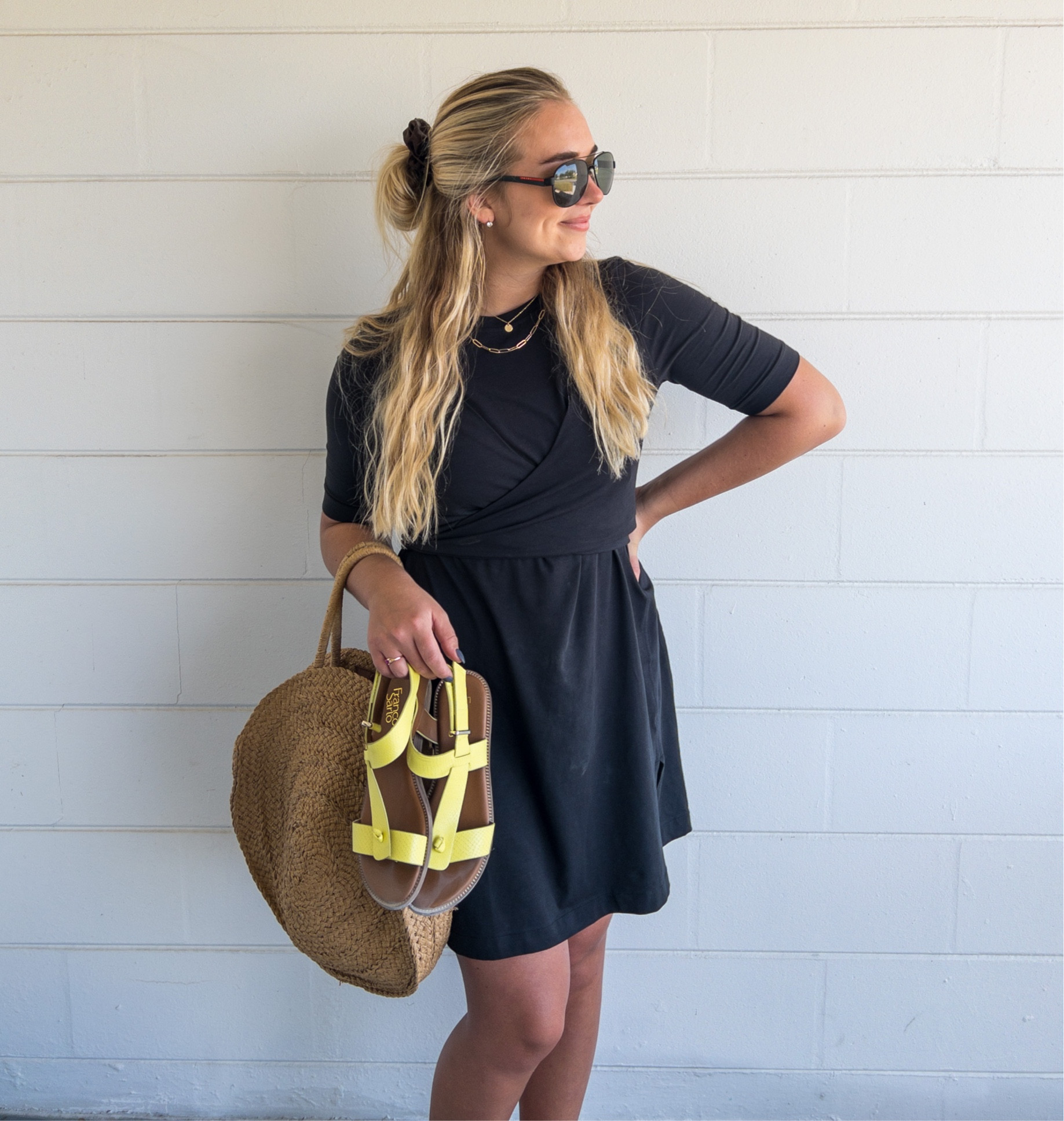 BEACH ESSENTIALS: cute sundress, sunglasses, rattan bag & cute sandals ☀️

#LTKSeasonal #LTKfit #LTKstyletip