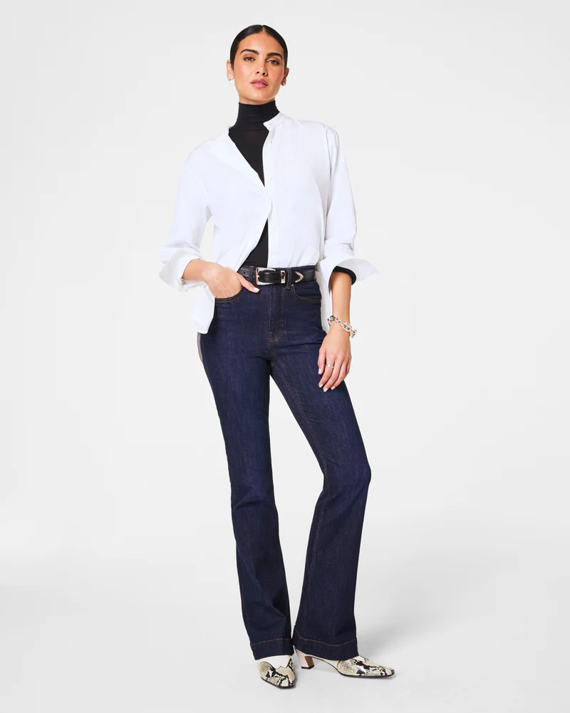 SPANXsculpt™ ReDefine Flare Jeans, Dark Indigo | Spanx Canada