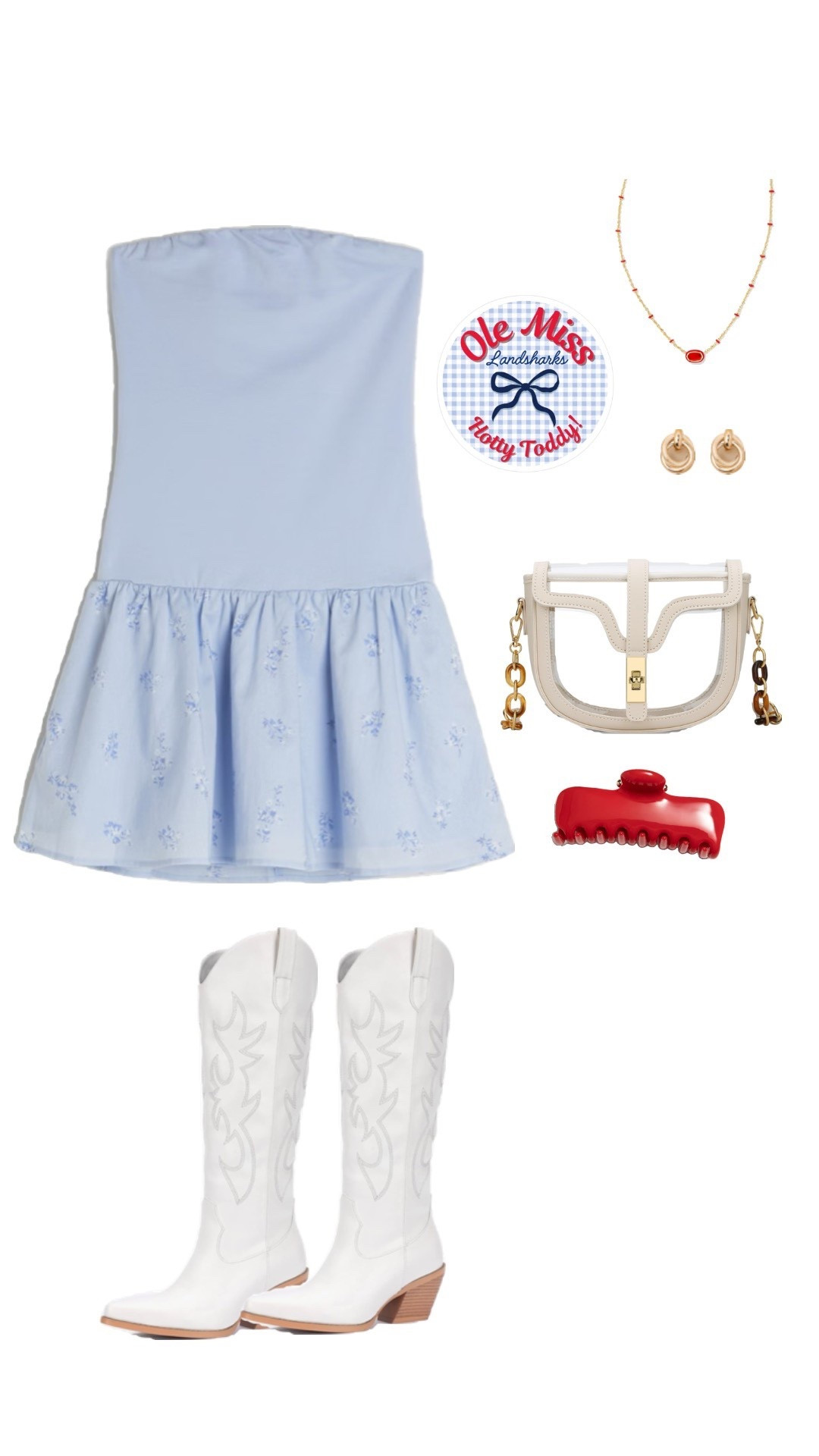 Ole Miss Rebels College Football Tailgate Gameday Outfit 

#LTKFindsUnder100 #LTKSeasonal