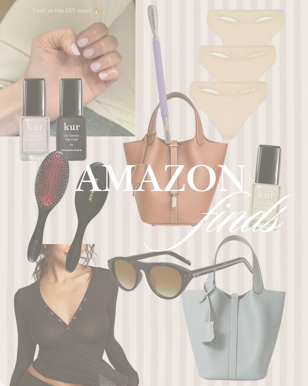 Recent Amazon favorites that are punching well above their price point. The foolproof nail concealer + everything you need for a quick, flawless DIY mani, my favorite pocket brush, my $16 sunglasses, and more

#LTKSeasonal #LTKBeauty #LTKootd