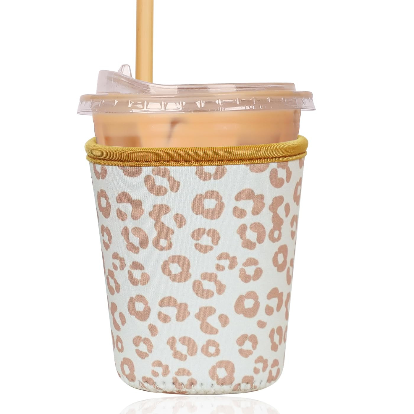 Reusable Insulated Sleeve for Iced Coffee Cup, Coffee Neoprene Sleeve for Cold & Hot Drinks, Beve... | Amazon (US)