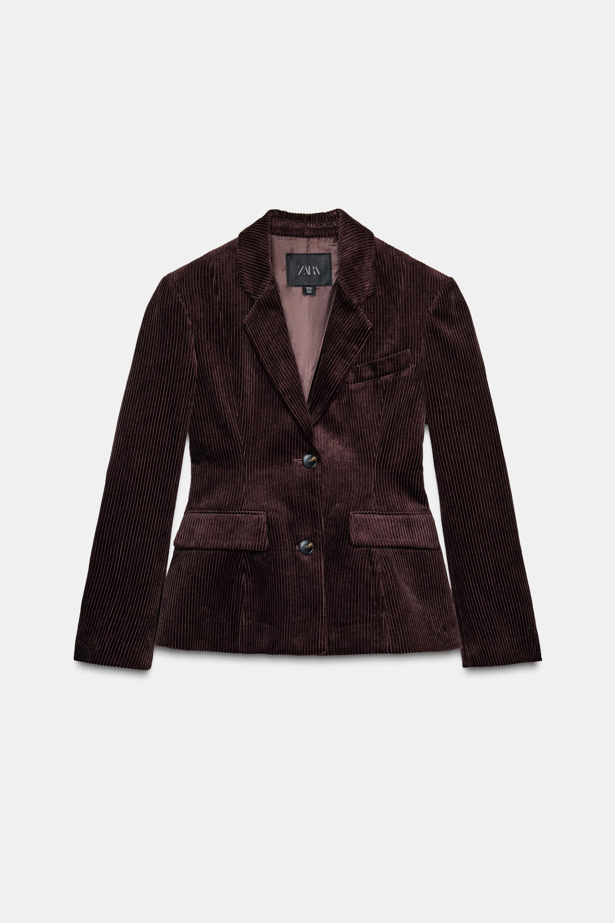CORDUROY BLAZER ZW COLLECTION | Zara US