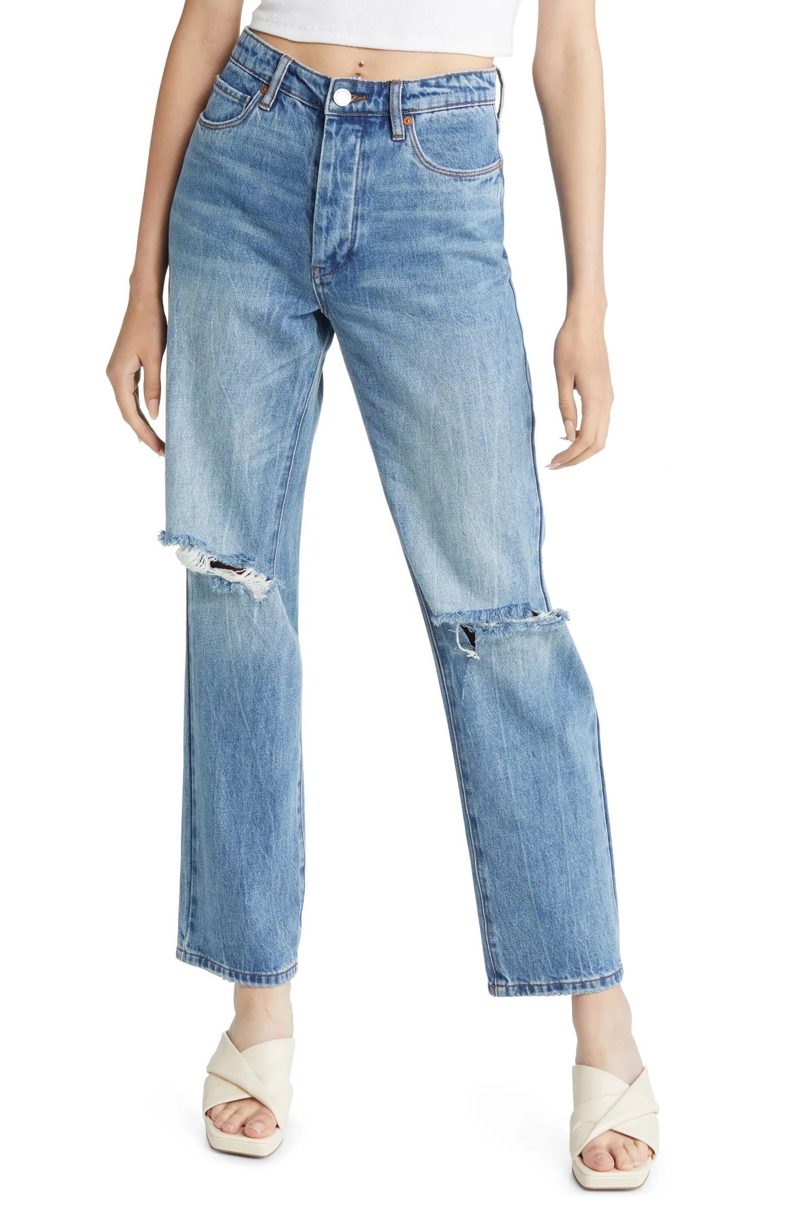 BLANKNYC Howard Distressed Organic Cotton Jeans | Nordstrom | Nordstrom