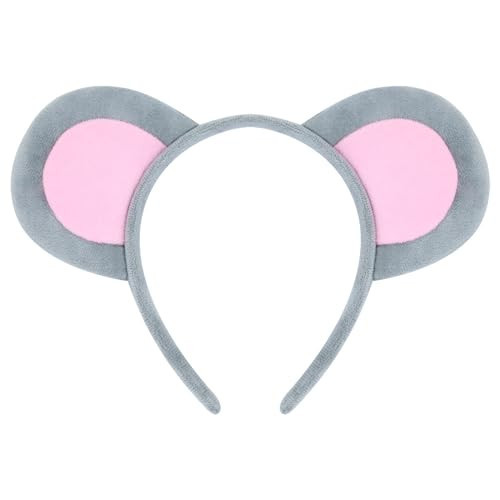 IGMaryBox Mouse Ears Headband Animal Ears Headwear Plush Hairband For Animal Cosplay Cute Party Headwear Halloween Cosplsy Costume Accessories Christmas Cosplay Hairbands | Amazon (US)