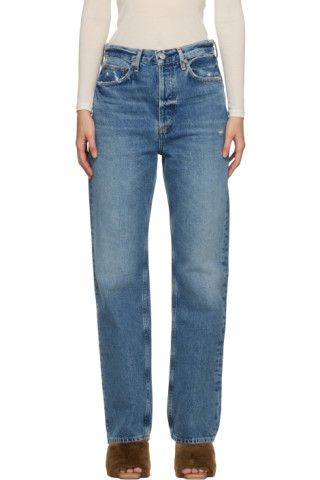 Blue Eva Jeans | SSENSE