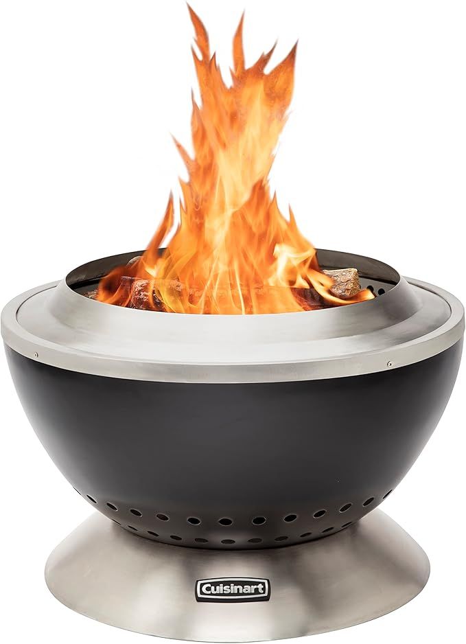 Cuisinart COH-800 Cleanburn Smokeless 24" Fire Pit with Wind Guard, Easy Clean Ash Tray and Locki... | Amazon (US)