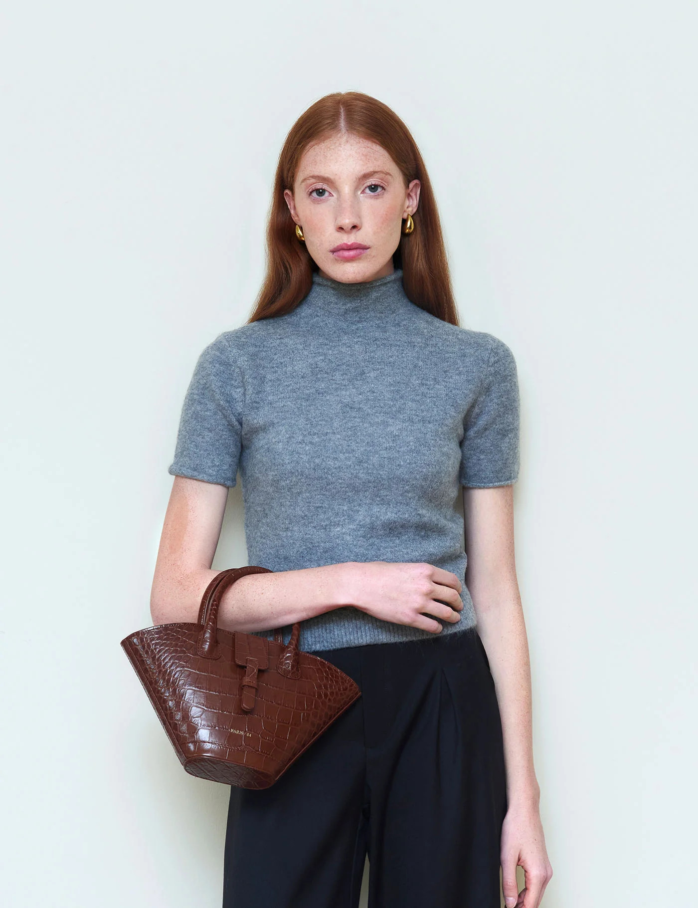 Mini Lumière Coco Cognac Bag by PARIS/64 | PARIS/64