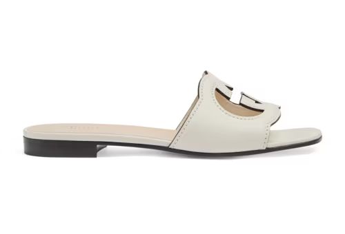 Women's Interlocking G cut-out slide sandal | Gucci (US)