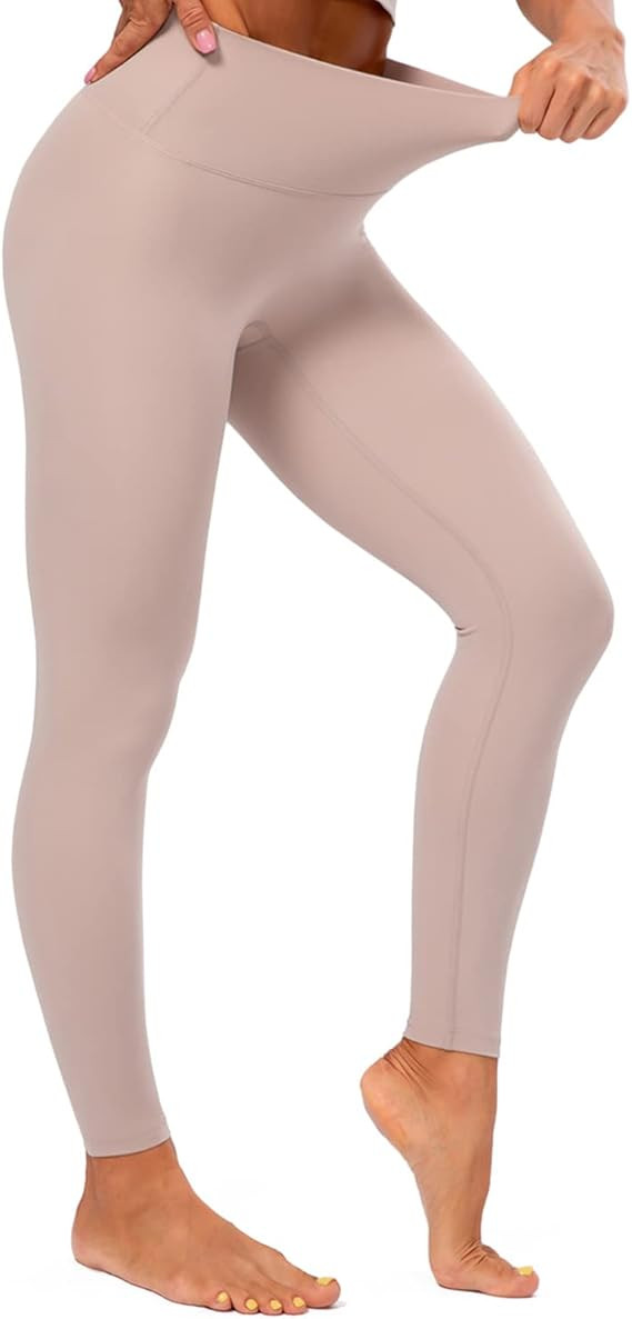 Lavento Women's All Day Soft Yoga Leggings 23"/ 25"/ 28" - No Front Seam Workout Active Legging f... | Amazon (US)