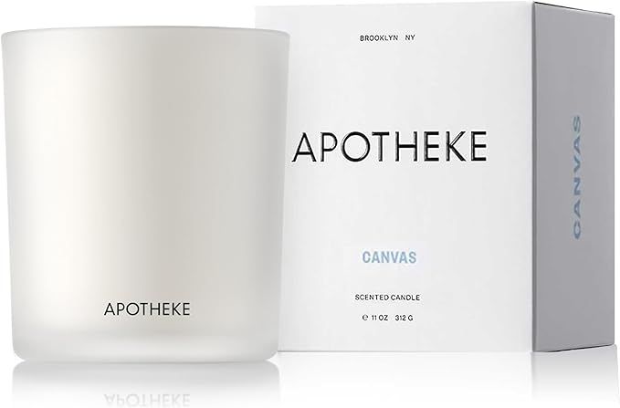 Apotheke Luxury Scented Candles for Home, Canvas - Aromatherapy Jar Candle with Soy Wax Blend | Amazon (US)