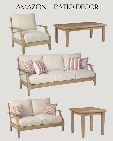 Amazon deal of the day, patio decor, chair, eucalyptus wood loveseat, sofa, coffee table , side table 

#LTKSaleAlert #LTKHome #LTKOver40