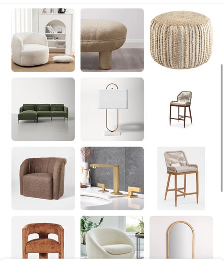 Now trending for 2024. Home decor. Home trends. Stools. Curves. Color  

#LTKhome