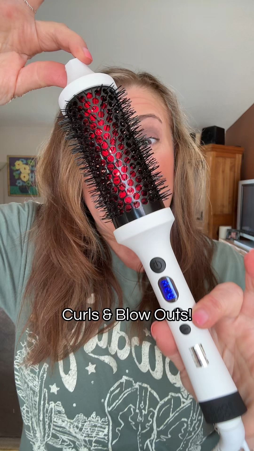 This infrared hair brush is my new secret for sleek, glossy hair—less damage, more shine 💁‍♀️ #bondiboost #haircaretools #frizzfreehair #hairgoals #beautyhacks 

#LTKOver40 #LTKBeauty