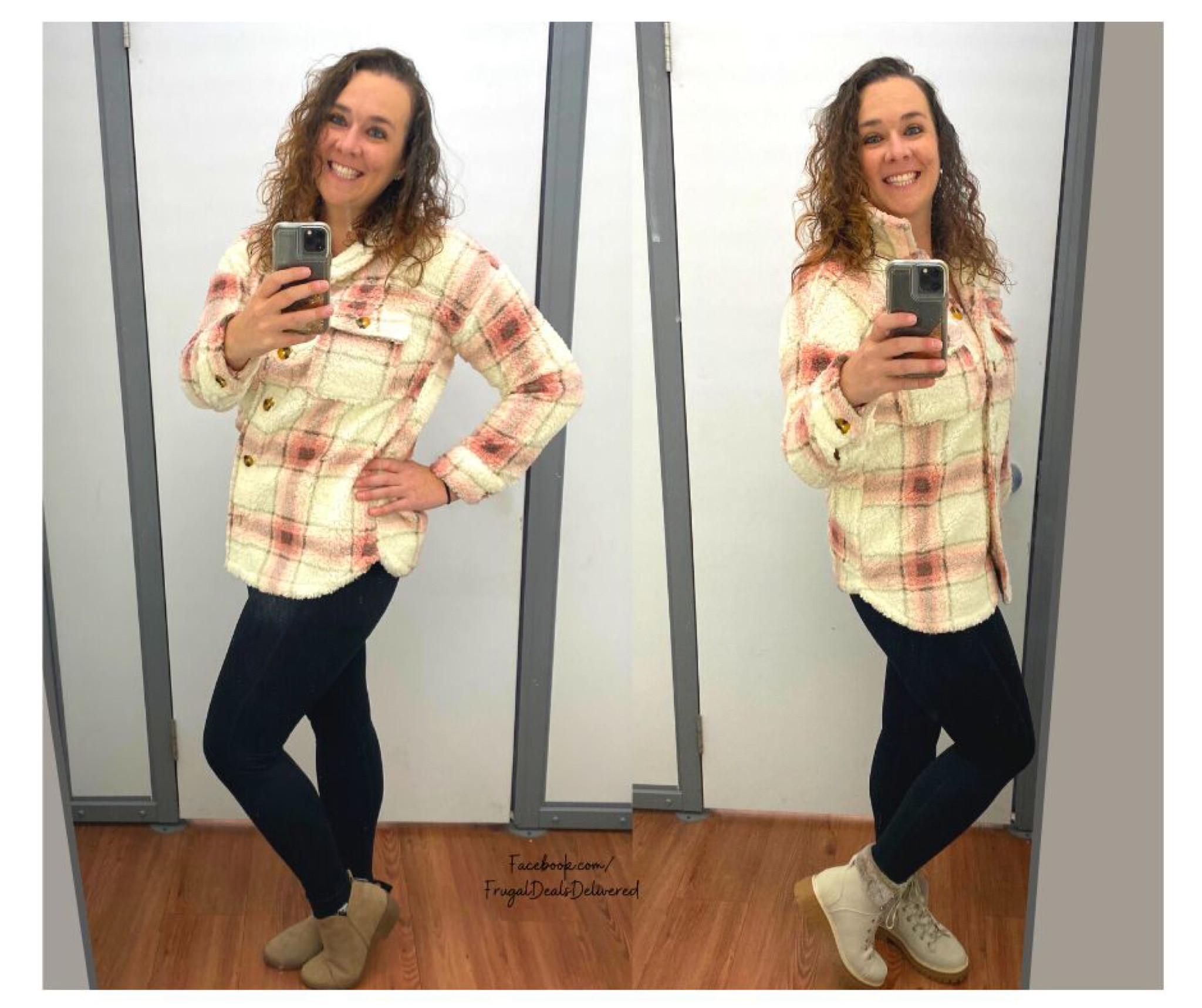 Let's talk side parts, shackets and a game of right vs. left boots!! 😆 #ad
.
Yes I still rock the side part and will continue to do so LOL 😆 There aren't many people who can pull off the middle part, and I am definitely not one of them!! Anyway, this sherpa shacket is on point from @walmart and SO warm. There were more color options too, I do leggings or skinny jeans with them since they tend to be a bit bulkier on top, but is definitely a trending look for fall & winter! 
. 
🥾 The boots... I have these adorable ankle boots or hiker boots that I could not figure out which I liked better with the outfit. Let me know below if you'd vote for RIGHT or LEFT!? And I'll let you know which one I went with....


Screenshot this pic to get shoppable product details with the LIKEtoKNOW.it shopping app make sure you follow FrugalDealsDelivered for more ideas and collage inspiration! 

Follow my shop @FrugalDealsDelivered on the @shop.LTK app to shop this post and get my exclusive app-only content!


#liketkit     
@shop.ltk
https://liketk.it/3TUxG

Follow my shop @FrugalDealsDelivered on the @shop.LTK app to shop this post and get my exclusive app-only content!

#liketkit 
@shop.ltk
https://liketk.it/3Uqb1 

Follow my shop @FrugalDealsDelivered on the @shop.LTK app to shop this post and get my exclusive app-only content!

#liketkit #LTKSeasonal #LTKstyletip #LTKunder50 #LTKfamily #LTKHoliday #LTKcurves #LTKunder50 #LTKshoecrush
@shop.ltk
https://liketk.it/3Us20

#LTKstyletip #LTKfamily #LTKsalealert