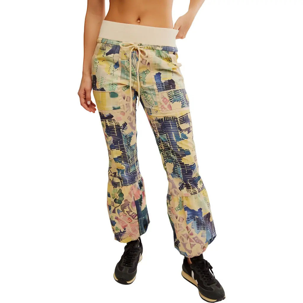 FREE PEOPLE MOVEMENT Cool Climber Pants in Pink/Yellow Combo at Nordstrom Rack, Size Small | Nordstrom Rack