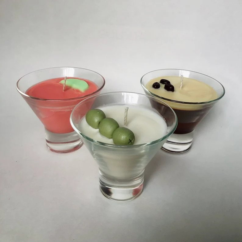 Dirty Martini Soy Candle - Etsy | Etsy (US)