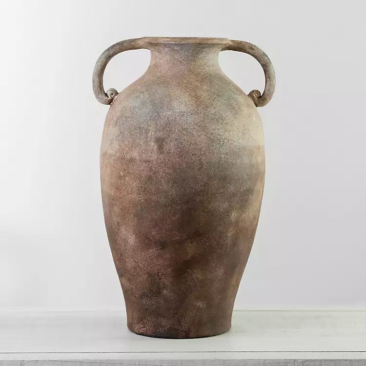 Amphora Gray Terracotta Vase | Kirkland's Home