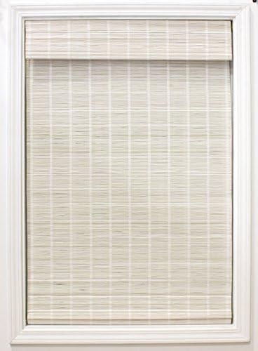 Radiance White Bayshore Matchstick Shade-35 in. W L Bamboo Blinds, Roman, Cordless Shades, 35“ ... | Amazon (US)